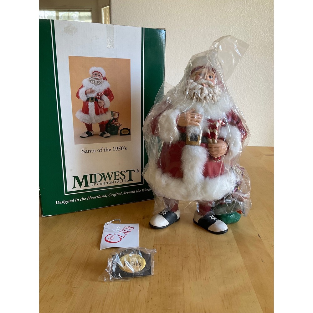 Midwest of Cannon Falls 20th Century Claus Santa of the 1950s Figurine Vintage